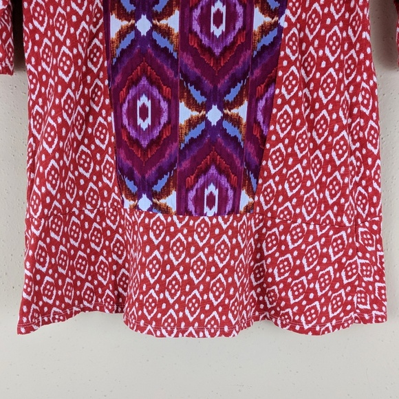 Anthropologie | Akemi+Kin Aztec Print Top Small - Picture 6 of 7